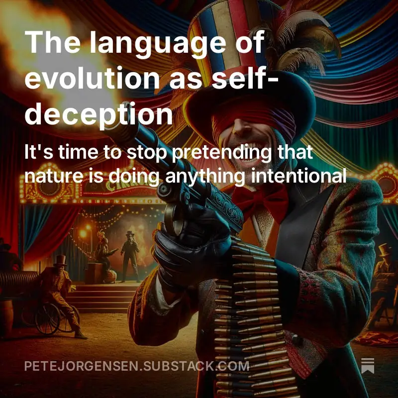 A crazed, blindfolded, circus ringmaster shooting a machine gun and laughing maniacally