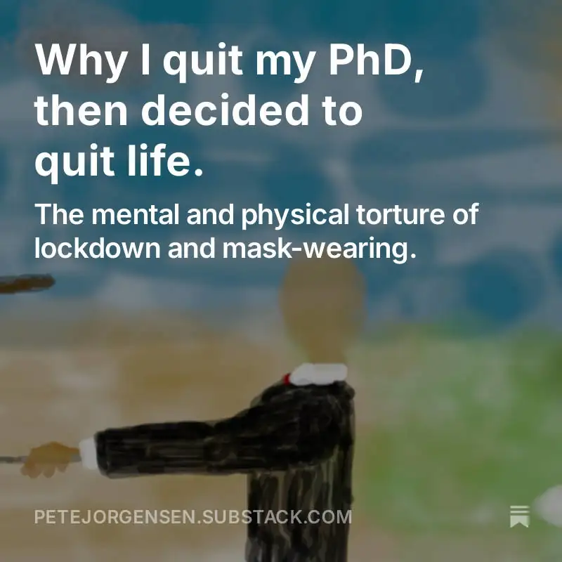 A painting of a man hanging from a tree, his legs balanced on an apple. A giant in a suit is prodding the apple with a fork, ready to lift it away. Represents the murderous greed and hegemony of power.