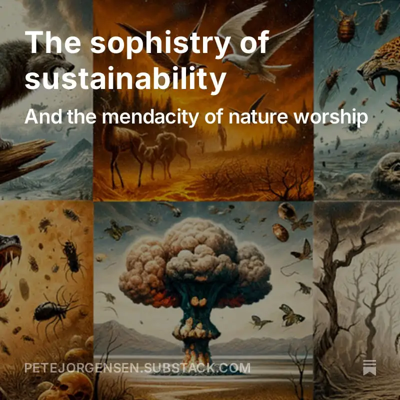 A montage of images showing the destructive nature of nature