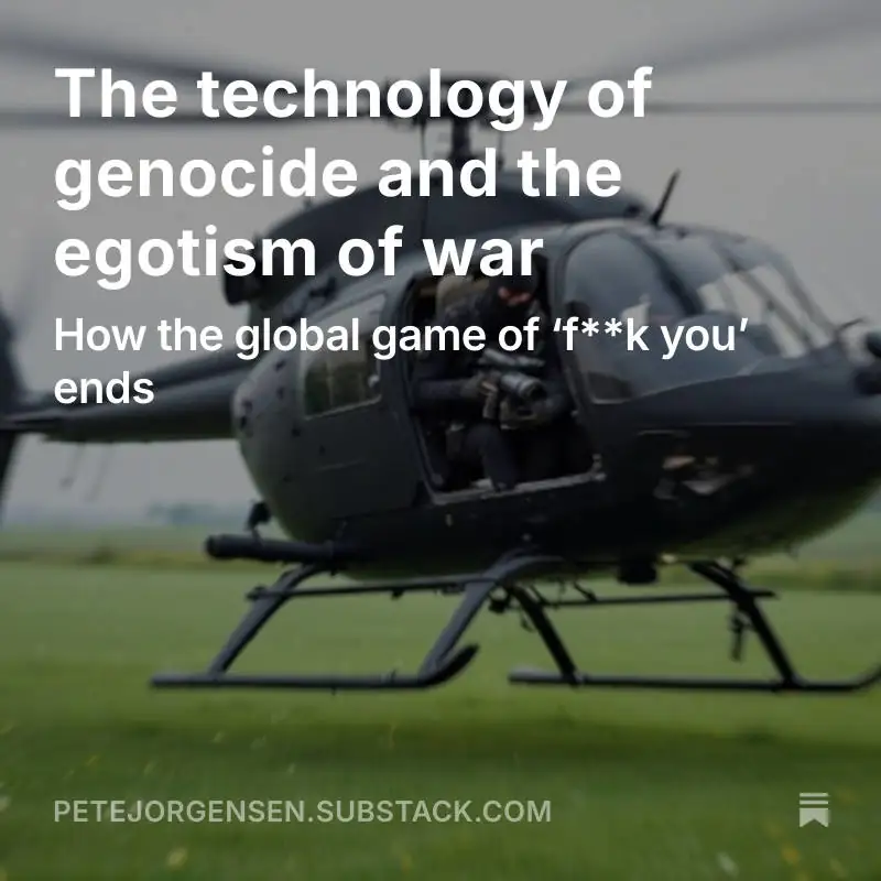 A black helicopter with masked men using a video camera.