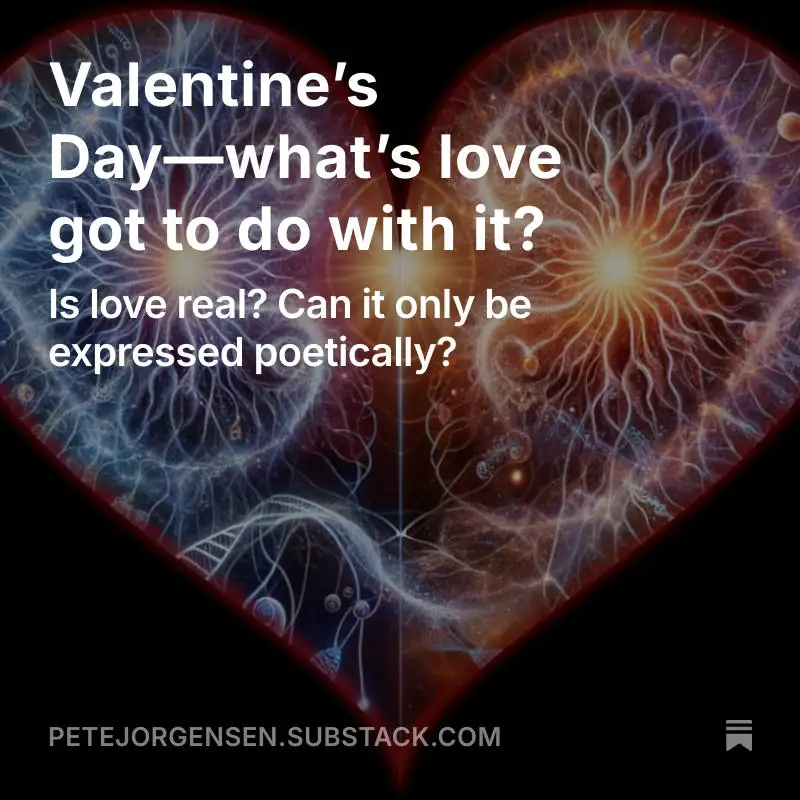 A luminous neon union of two plasma hearts within another larger heart